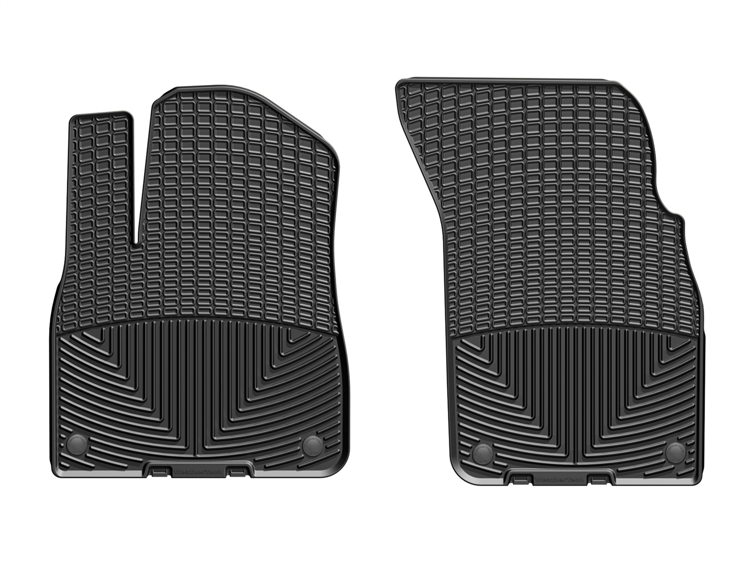 WeatherTech All Weather Floor Mats; Black; Front W376 thumbnail 1