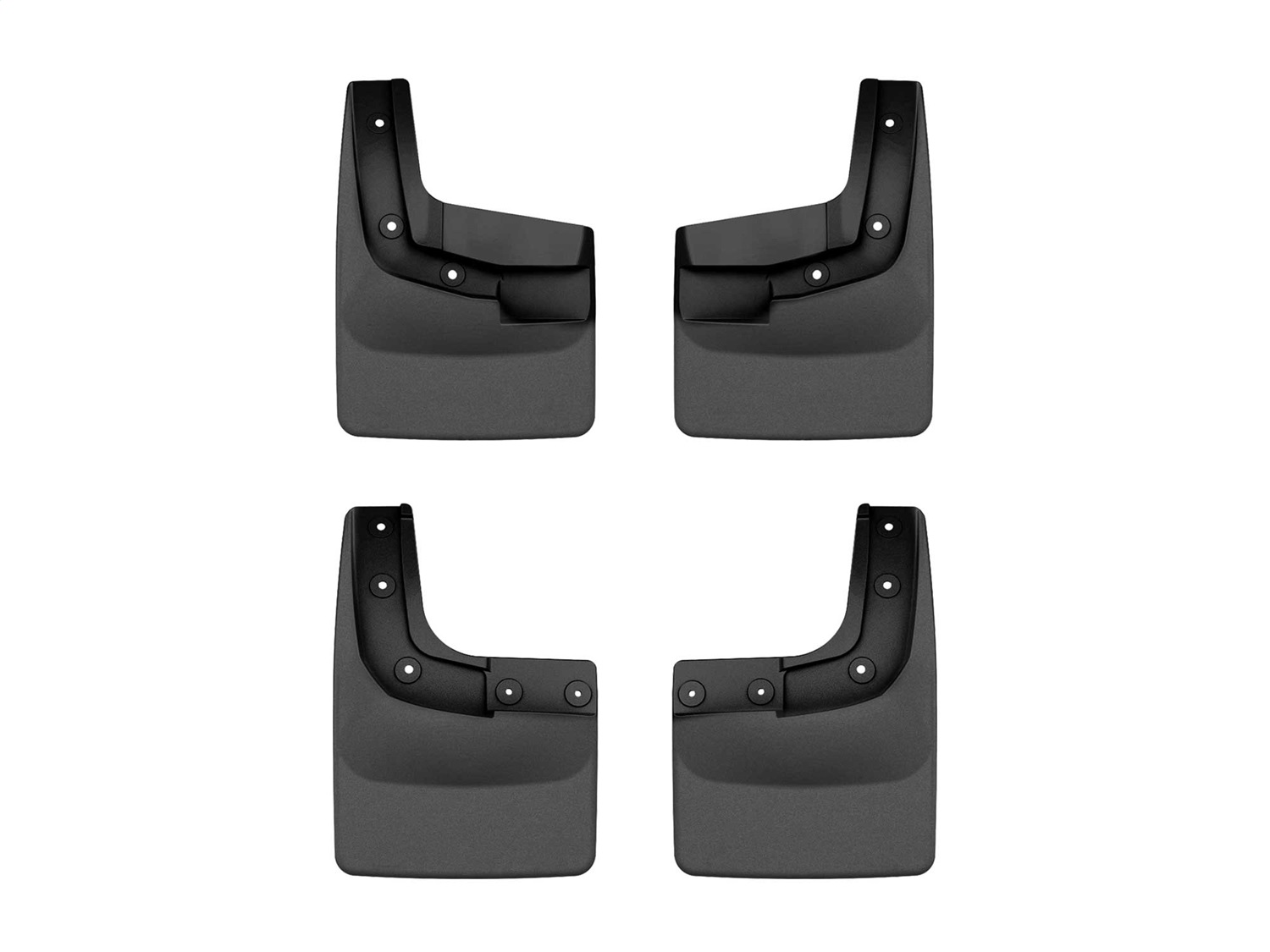 WeatherTech MudFlap No-Drill DigitalFit MudFlap Kit; Black 110186-120186 thumbnail 0