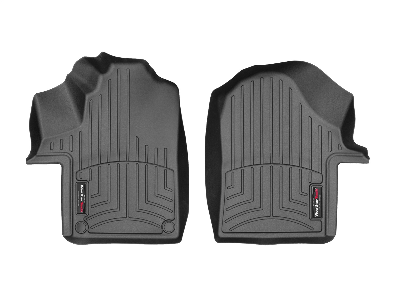 WeatherTech FloorLinerTM DigitalFit; Black; Front 448731 thumbnail 0