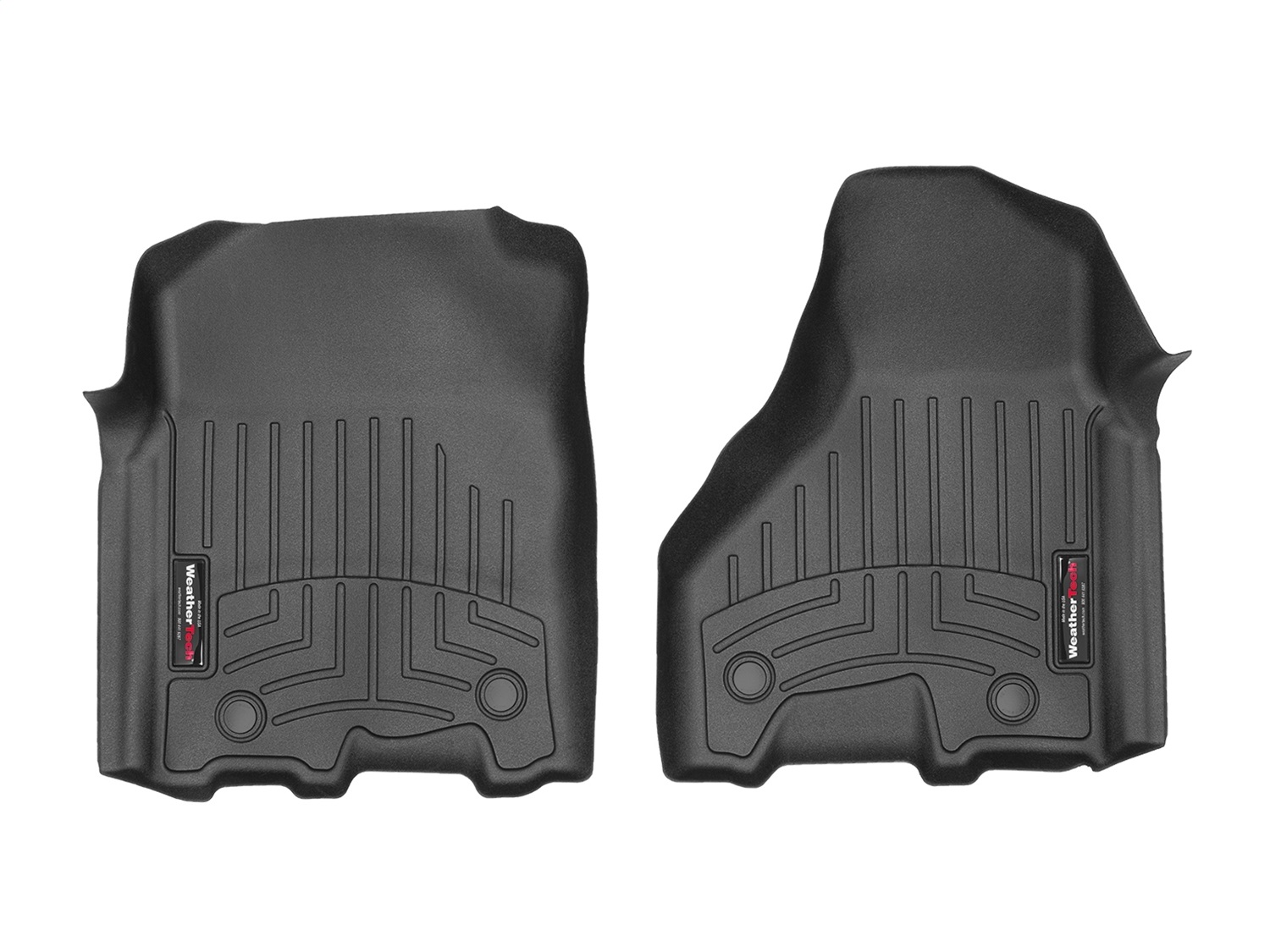 WeatherTech FloorLinerTM DigitalFit; Black; Front 449771V thumbnail 1
