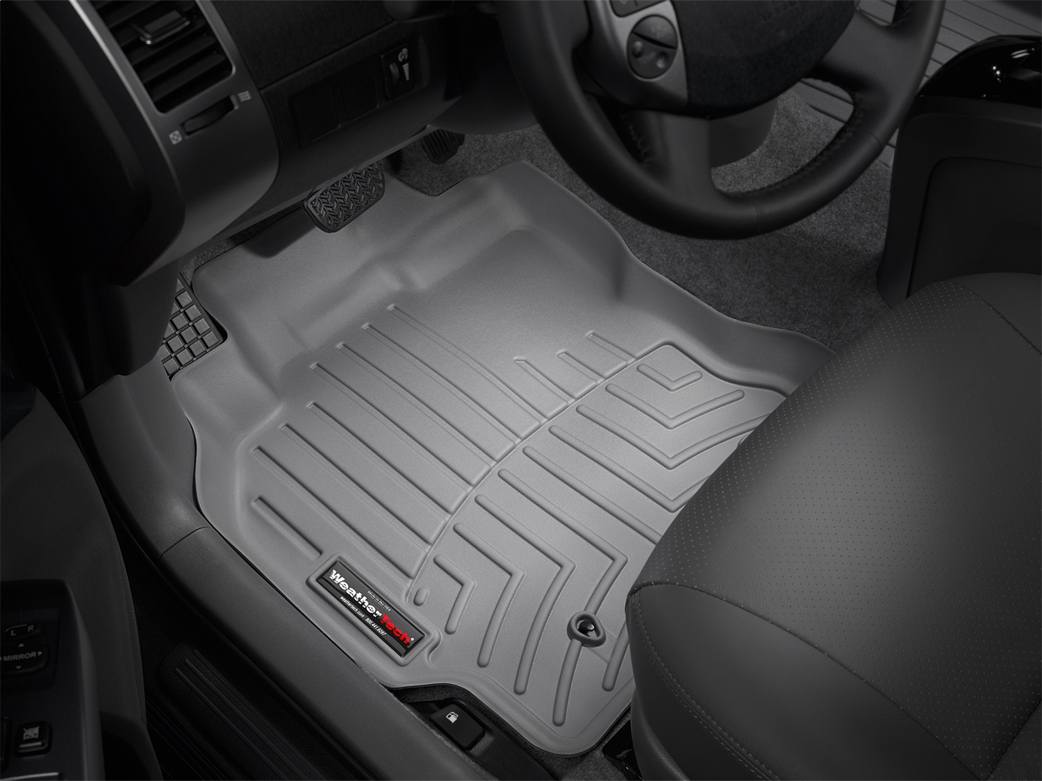 WeatherTech FloorLinerTM DigitalFit; Gray; Front 460851 thumbnail 0