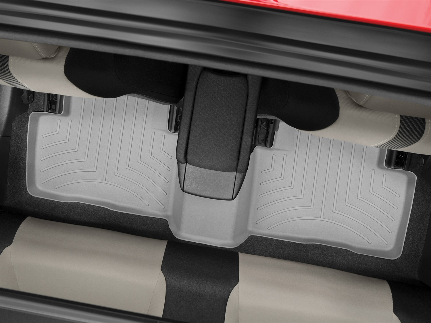 WeatherTech FloorLinerTM DigitalFit; Gray; Rear 469432 thumbnail 1