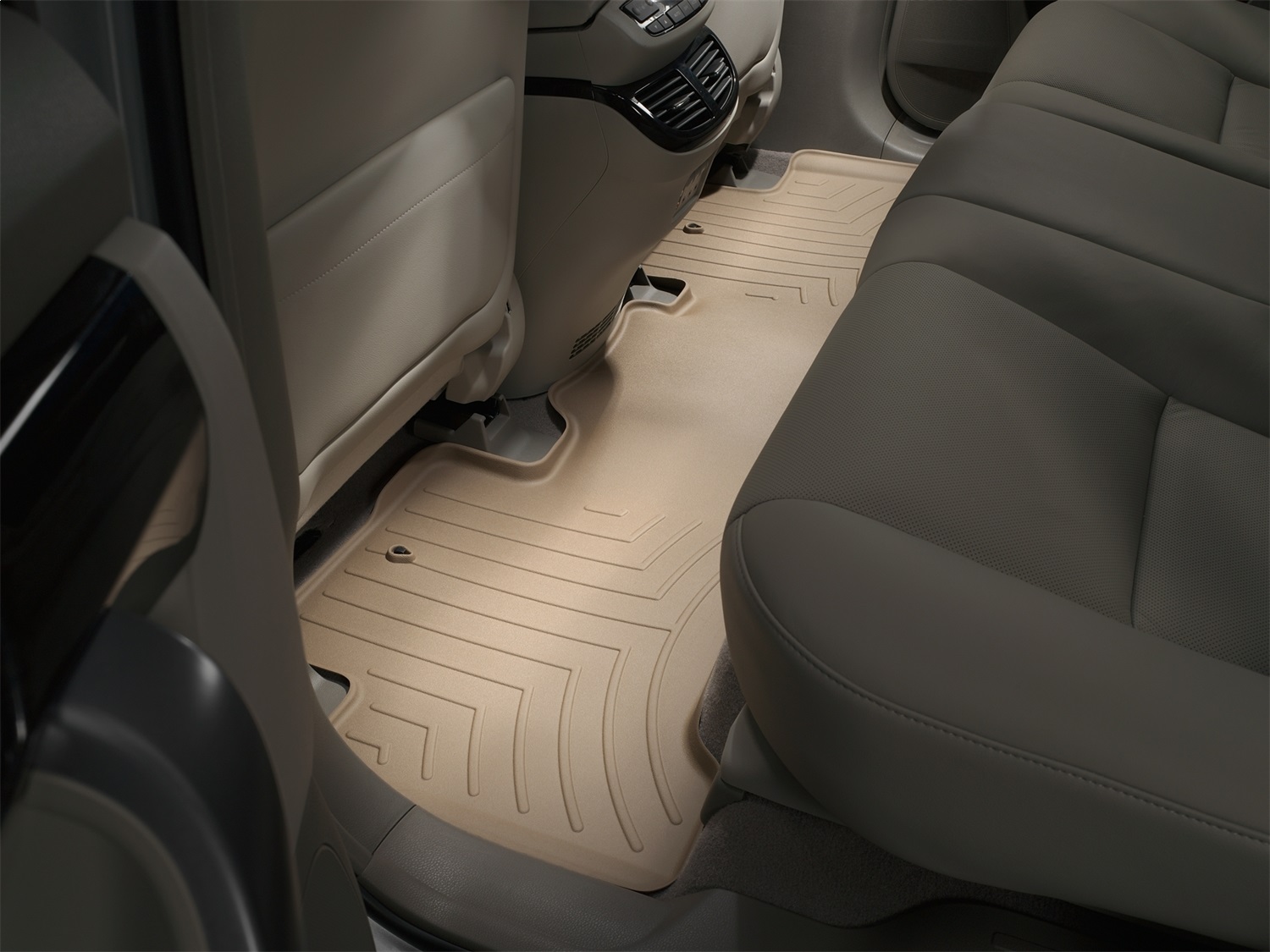 WeatherTech FloorLinerTM DigitalFit; Tan; Rear 451142 thumbnail 0