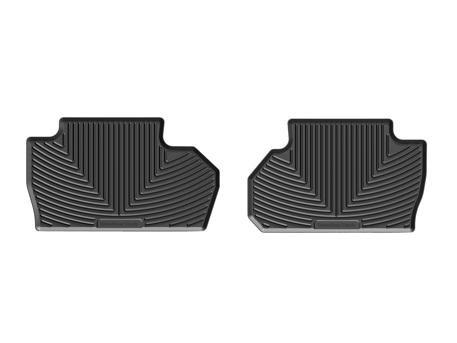 WeatherTech All Weather Floor Mats; Black; Rear W310 thumbnail 0