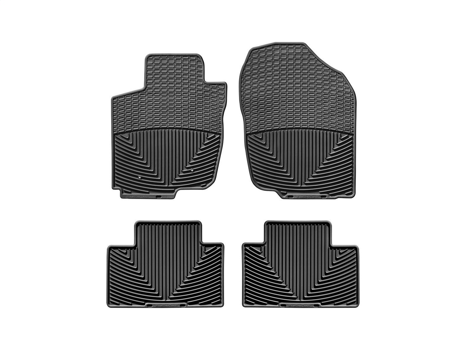 WeatherTech All Weather Floor Mats; Black; Front and Rear WTCB081136 thumbnail 0