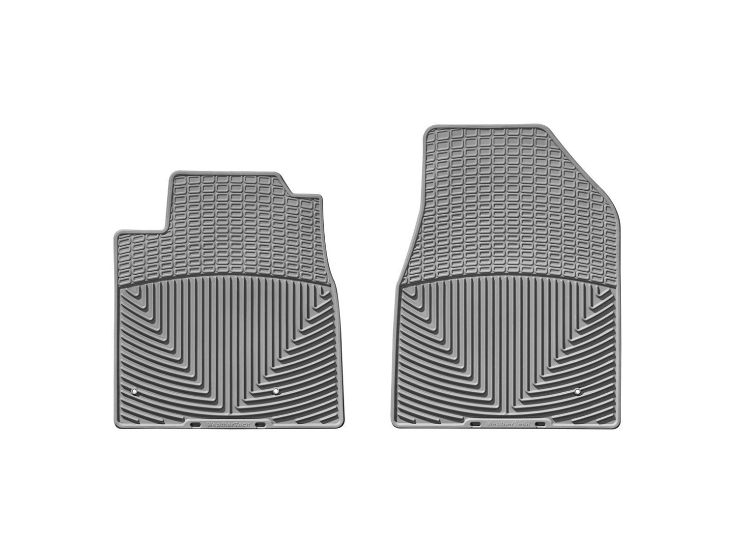 WeatherTech All Weather Floor Mats; Gray; Front W148GR thumbnail 1