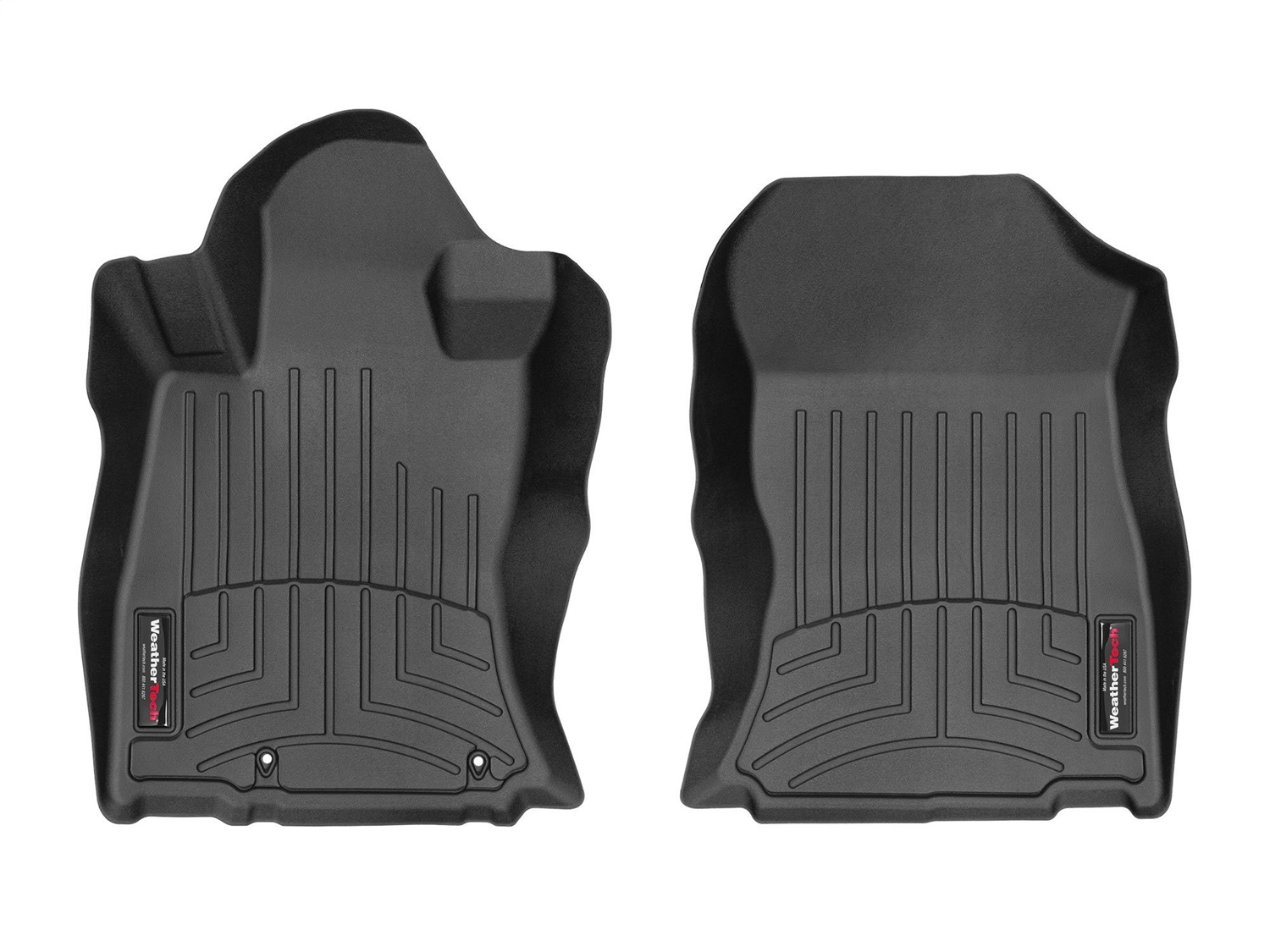WeatherTech FloorLinerTM DigitalFit; Black; Front 4415001 thumbnail 1