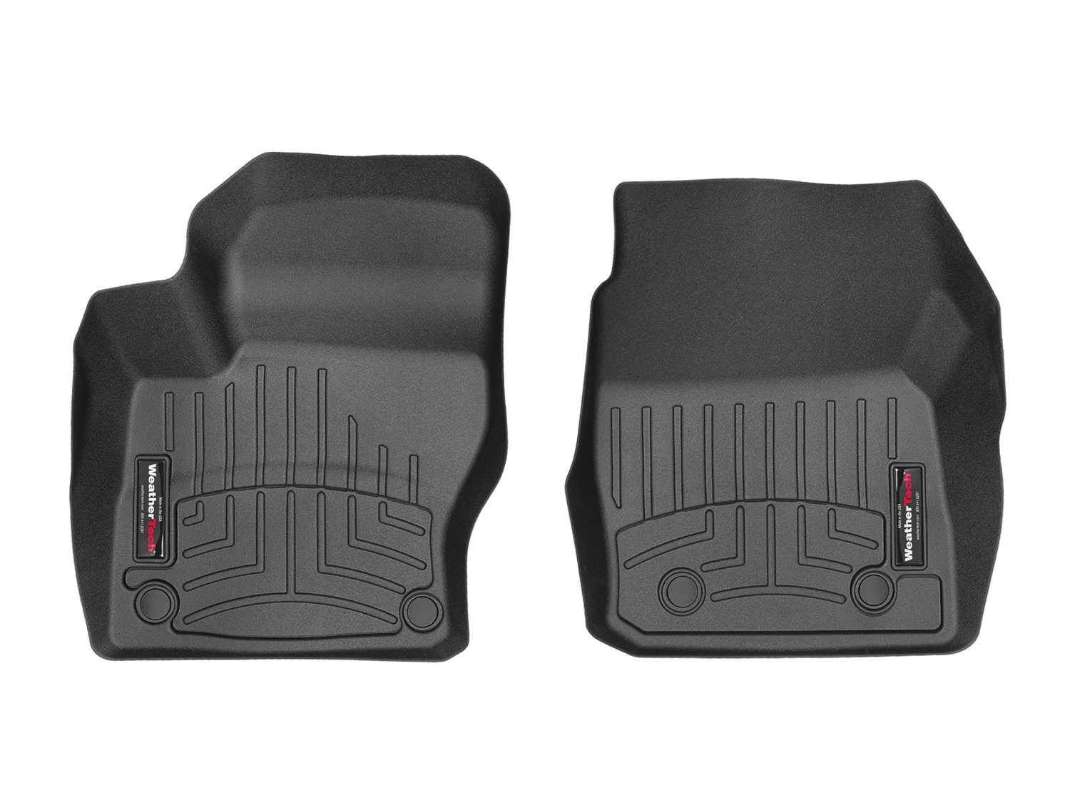 WeatherTech FloorLinerTM DigitalFit; Black; Front 449791 thumbnail 1