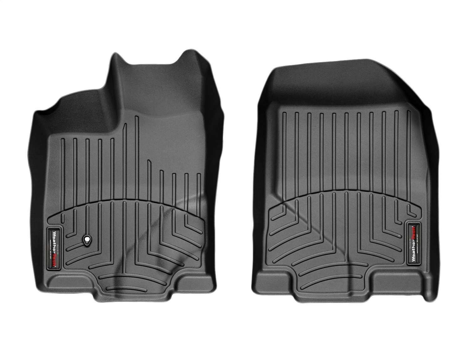 WeatherTech FloorLinerTM DigitalFit; Black; Front 441101 thumbnail 0
