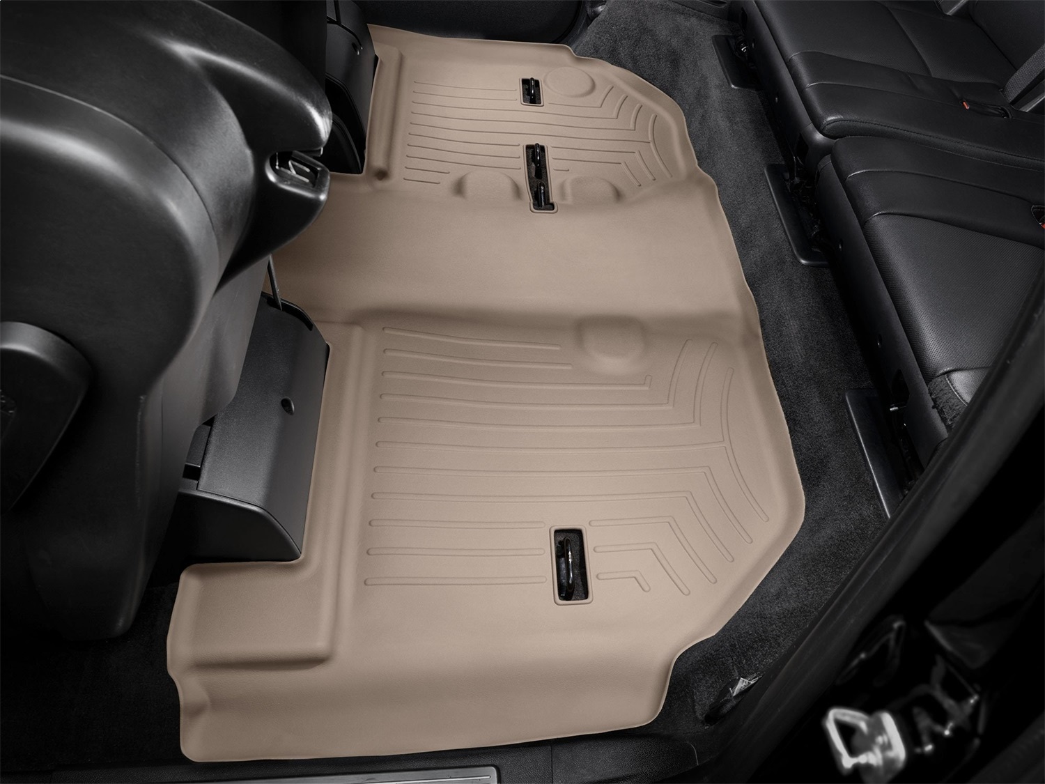 WeatherTech FloorLinerTM DigitalFit; Tan; Rear 452355 thumbnail 1