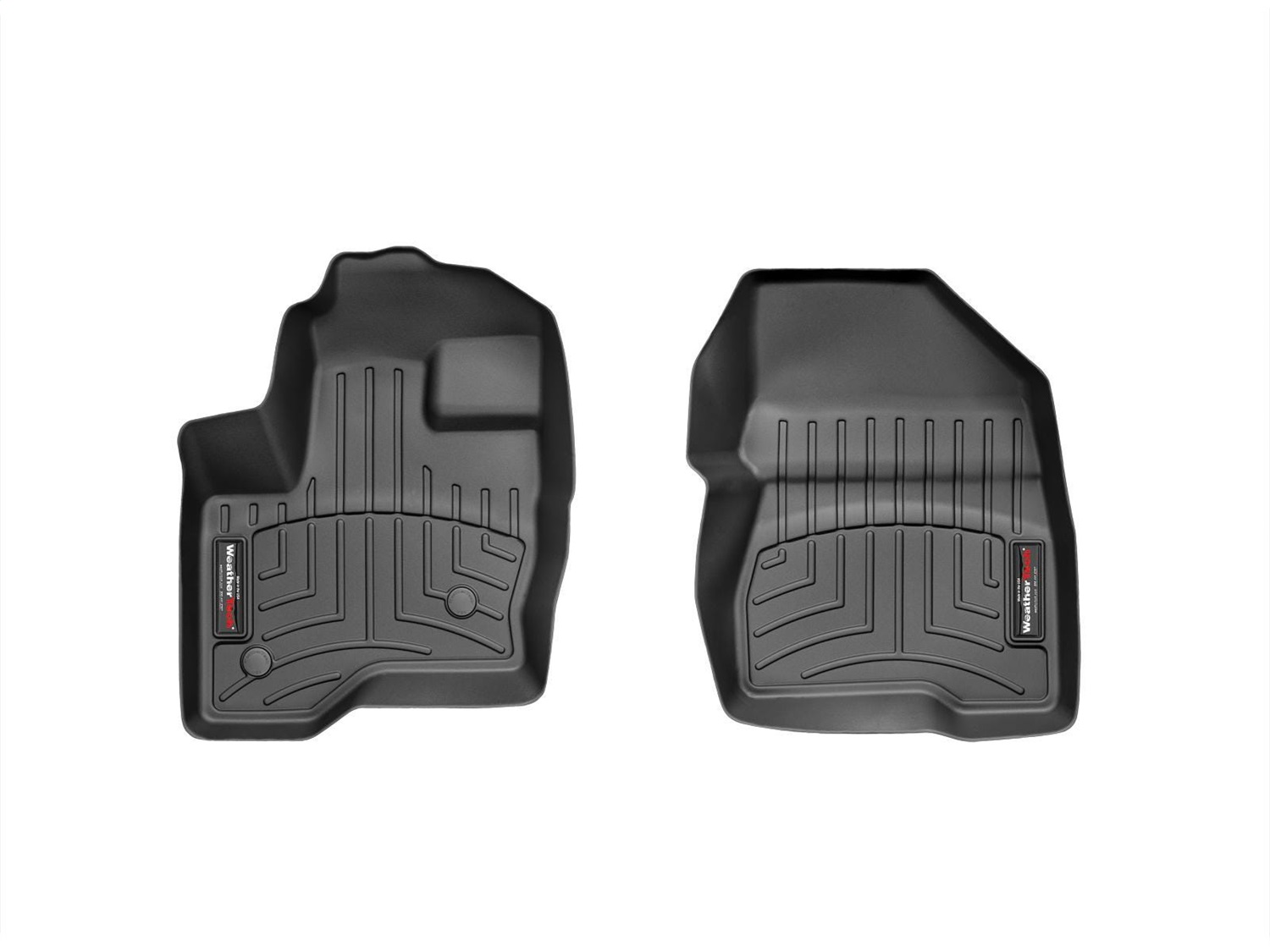 WeatherTech FloorLinerTM DigitalFit; Black; Front 443121 thumbnail 1