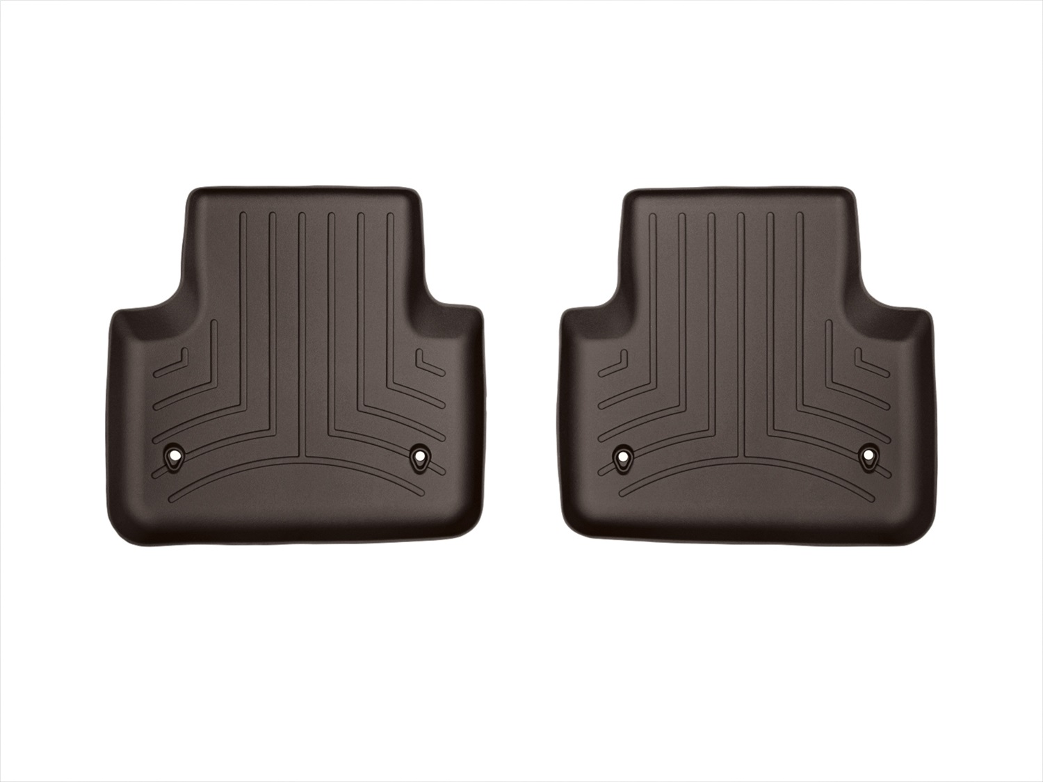 WeatherTech FloorLinerTM DigitalFit; Cocoa; Rear; 2 Piece 474473 thumbnail 0
