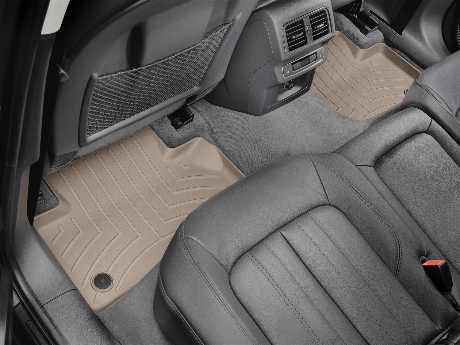 WeatherTech FloorLinerTM DigitalFit; Tan; Rear; 2 Piece 4511462 thumbnail 0