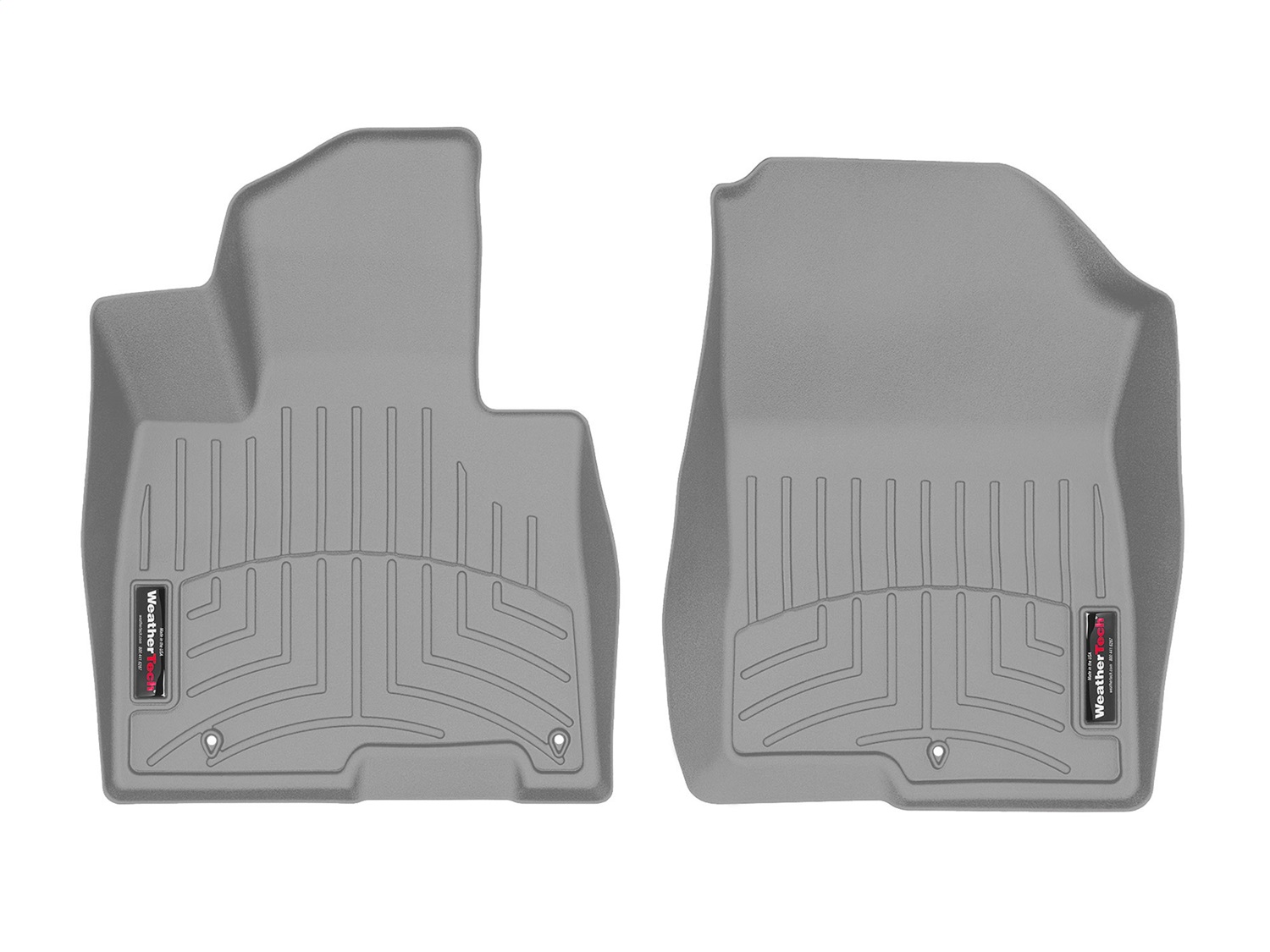 WeatherTech FloorLinerTM DigitalFit; Gray; Front 4616781 thumbnail 0