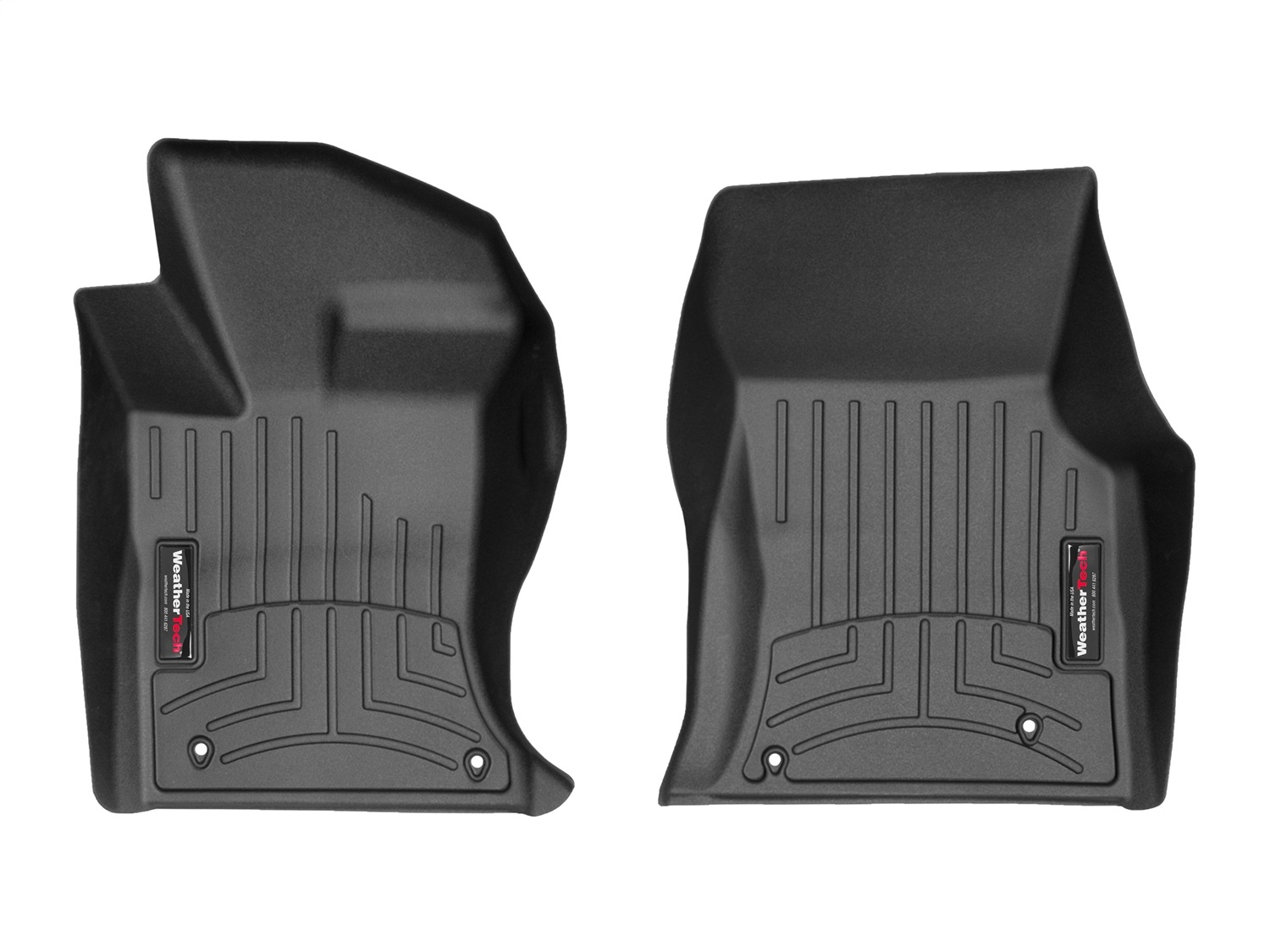 WeatherTech FloorLinerTM DigitalFit; Black; Front 4411031 thumbnail 0