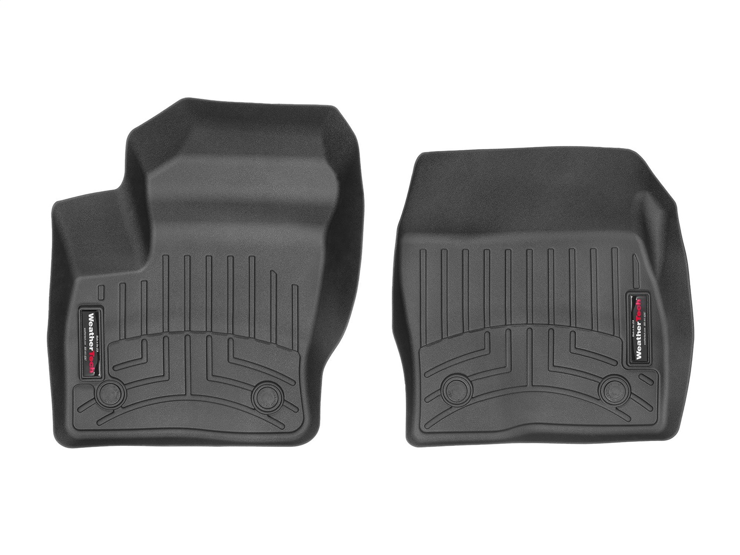 WeatherTech FloorLinerTM DigitalFit; Black; Front 4416081 thumbnail 0