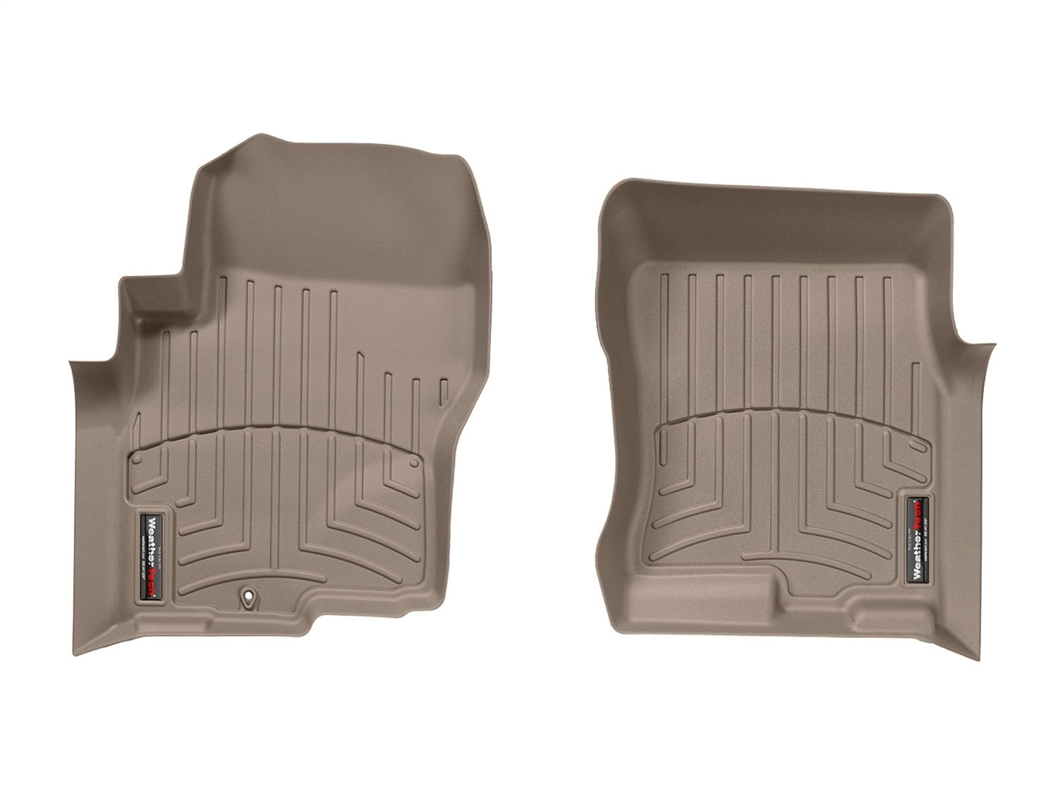 WeatherTech FloorLinerTM DigitalFit; Tan; Front 450471 thumbnail 1