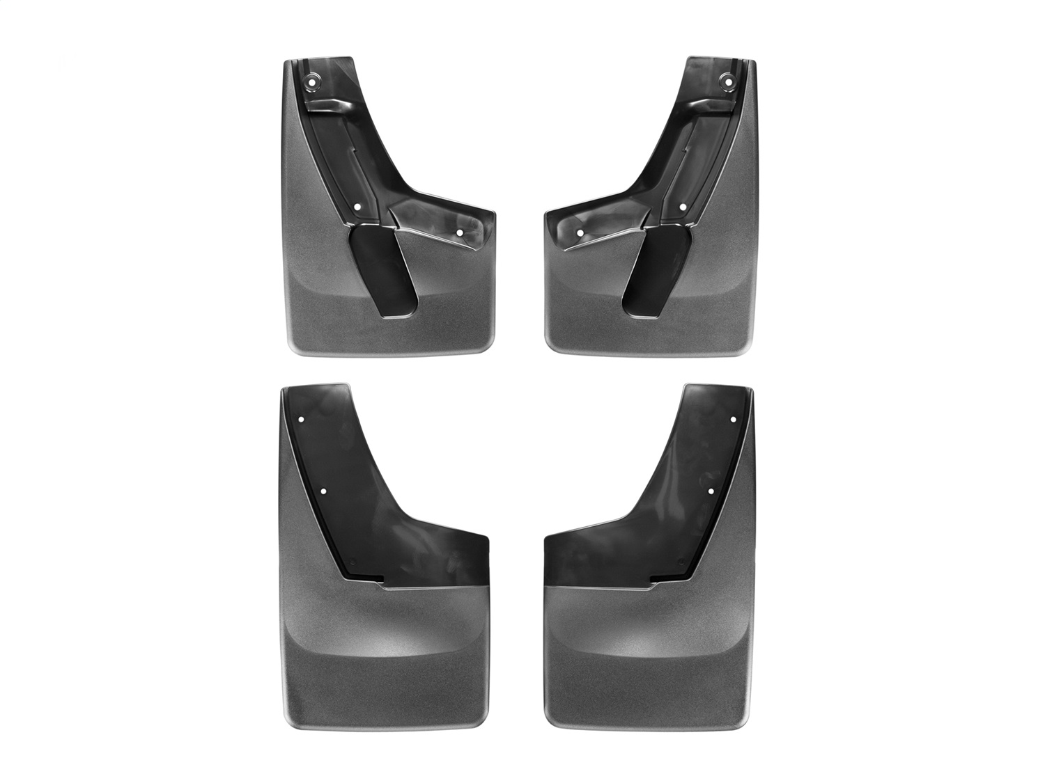 WeatherTech MudFlap No-Drill DigitalFit MudFlap Kit; Black 110038-120038 thumbnail 0