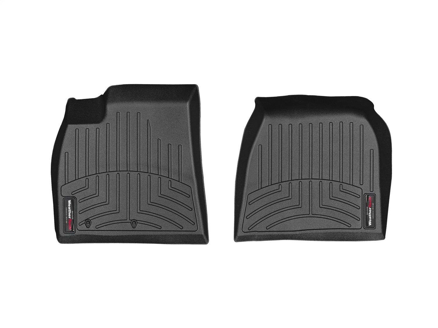 WeatherTech FloorLinerTM DigitalFit; Black; Front 444581 thumbnail 0