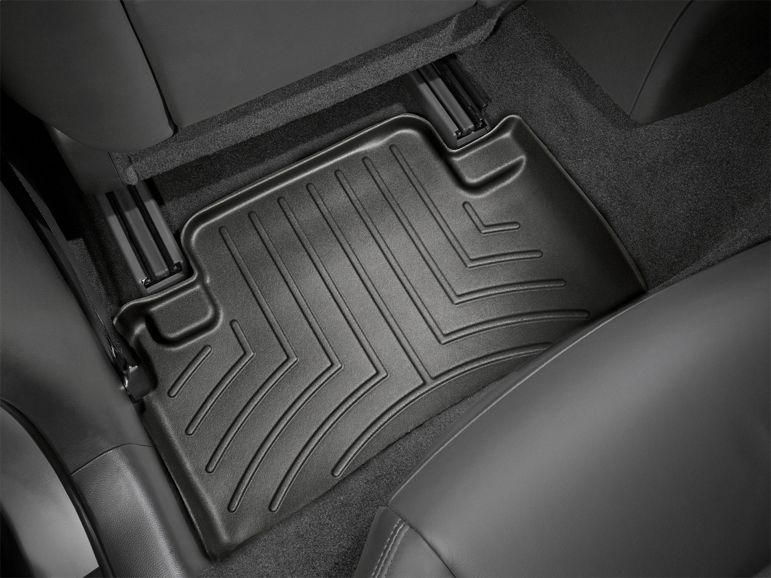 WeatherTech FloorLinerTM DigitalFit; Black; Rear 441552 thumbnail 1