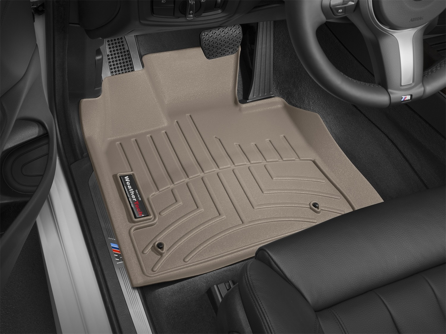 WeatherTech FloorLinerTM DigitalFit; Tan; Front 455591 thumbnail 0
