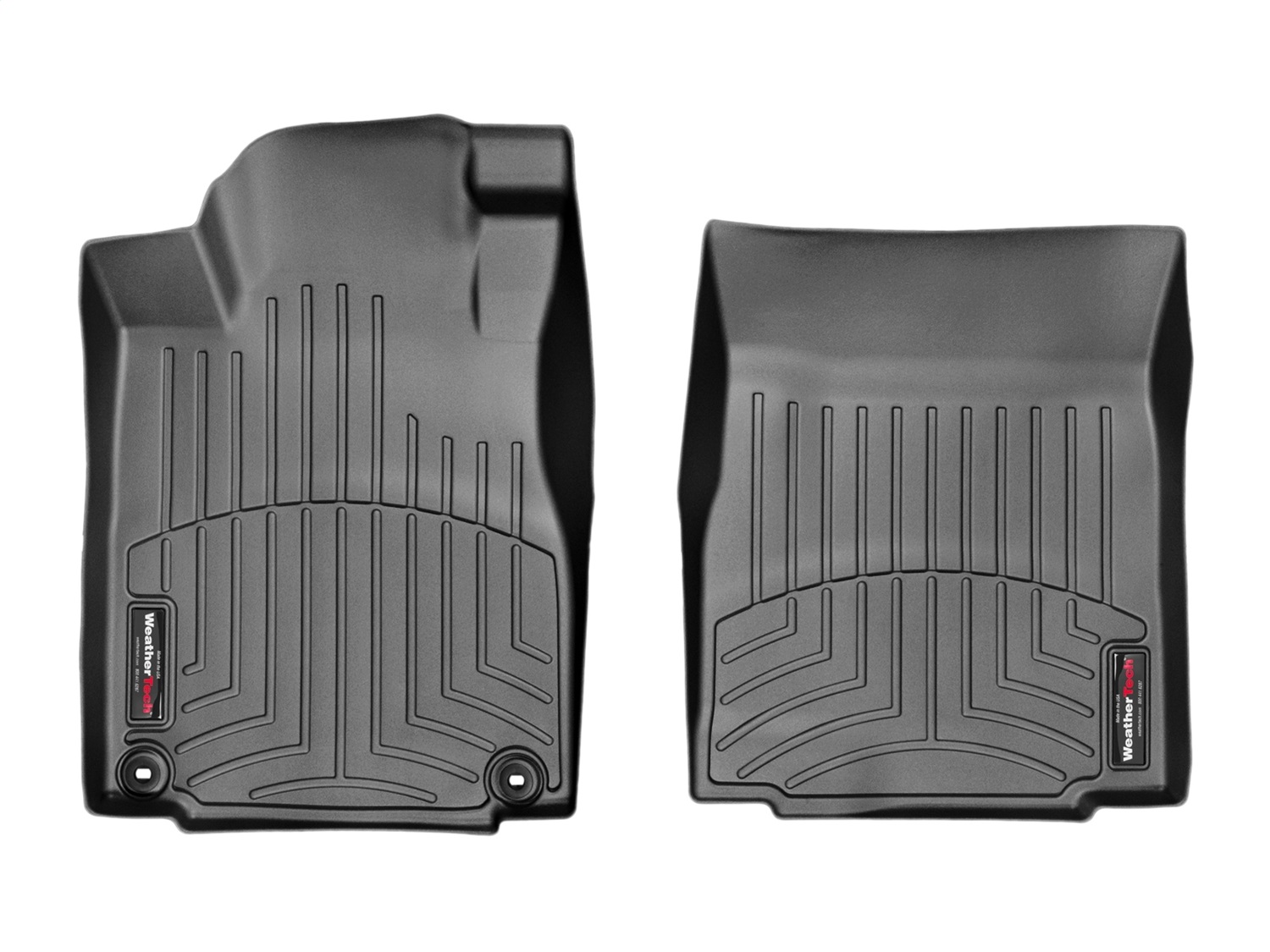 WeatherTech FloorLinerTM DigitalFit; Black; Front 447371 thumbnail 0