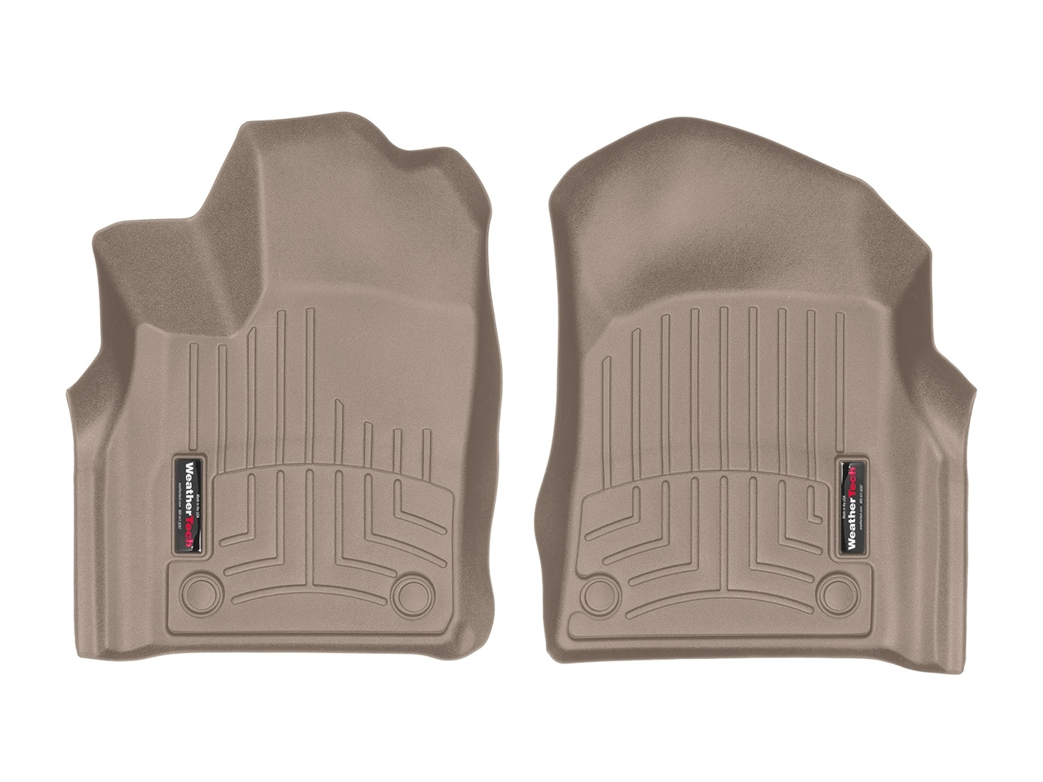 WeatherTech FloorLinerTM DigitalFit; Tan; Front 459301 thumbnail 0