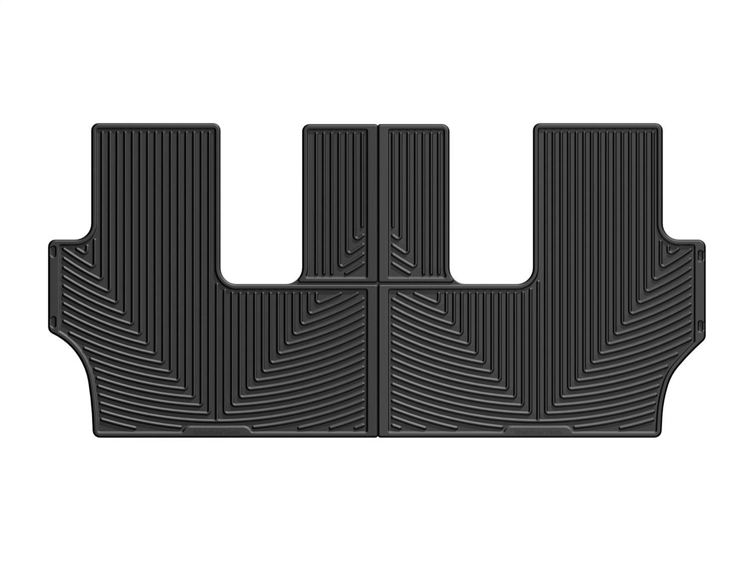 WeatherTech All Weather Floor Mats; Black; Third Row W213 thumbnail 1