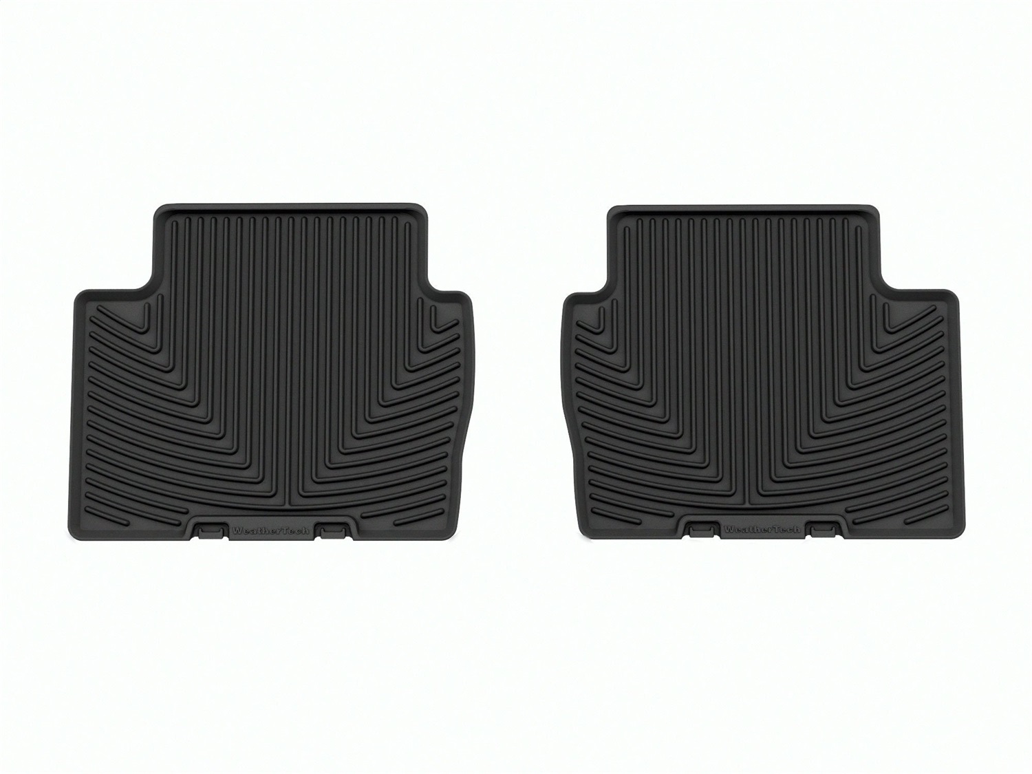WeatherTech All Weather Floor Mats; Black; Rear W618 thumbnail 0