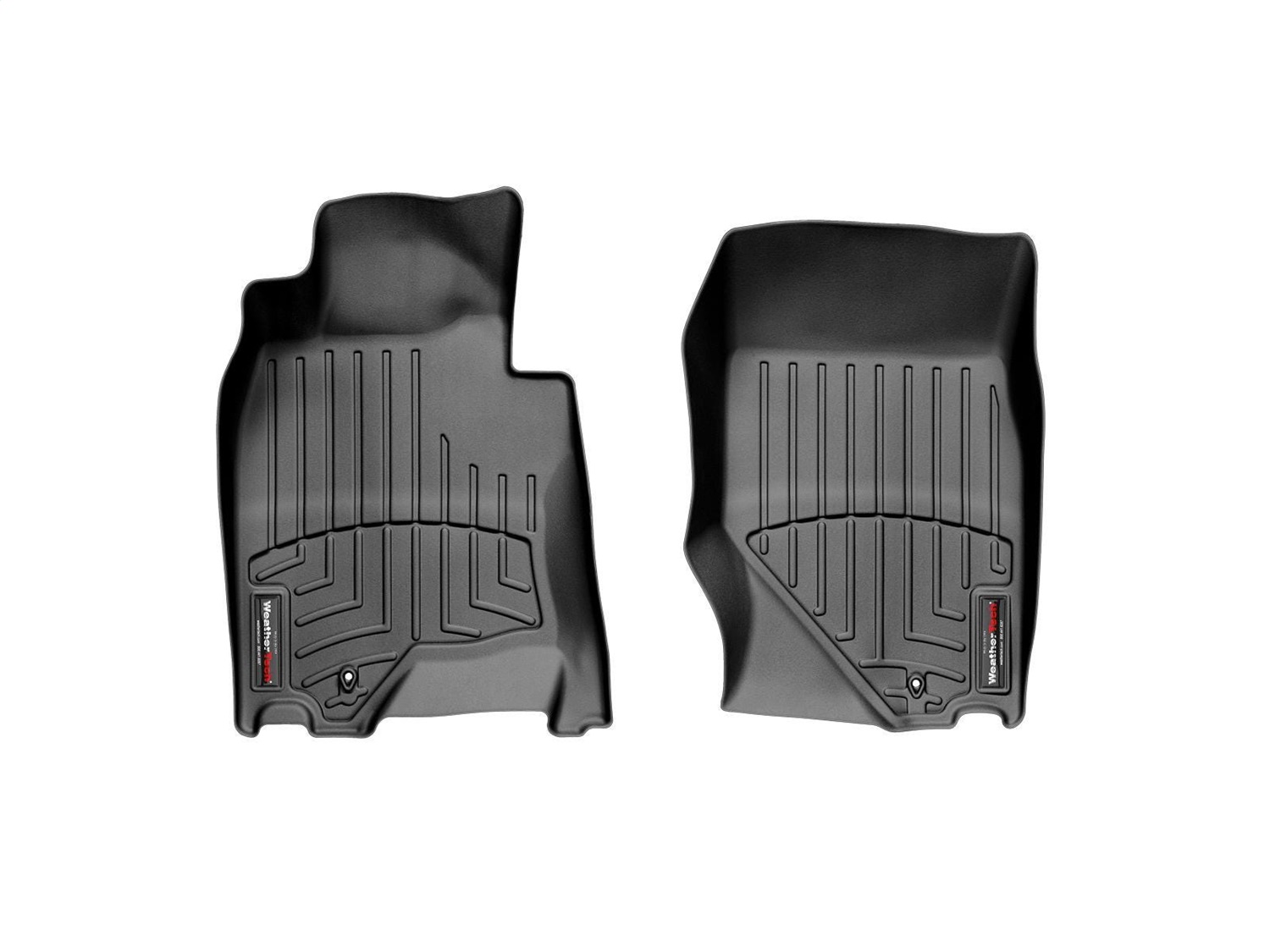WeatherTech FloorLinerTM DigitalFit; Black; Front 441561 thumbnail 0