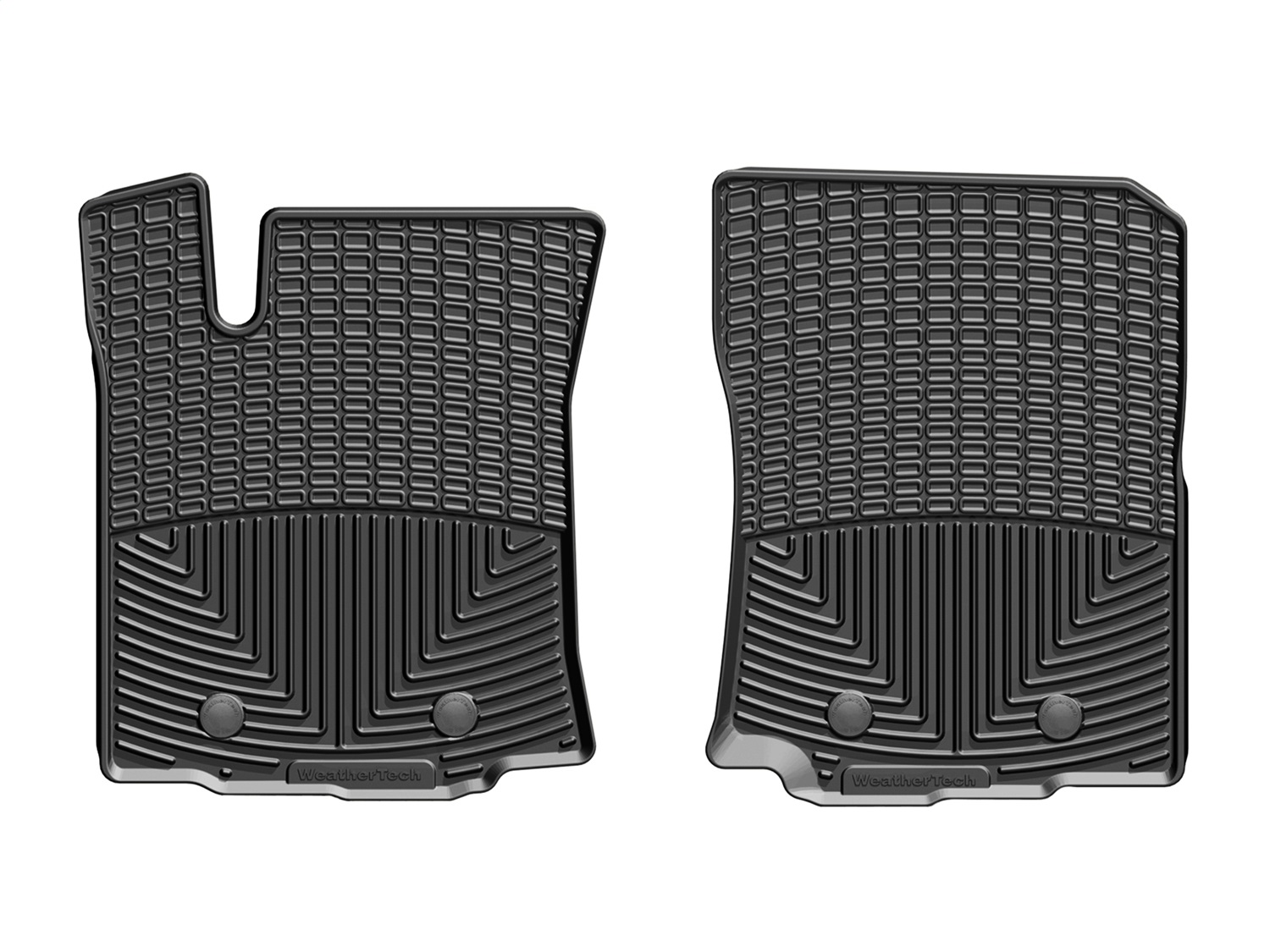 WeatherTech All Weather Floor Mats; Black; Front W378 thumbnail 0