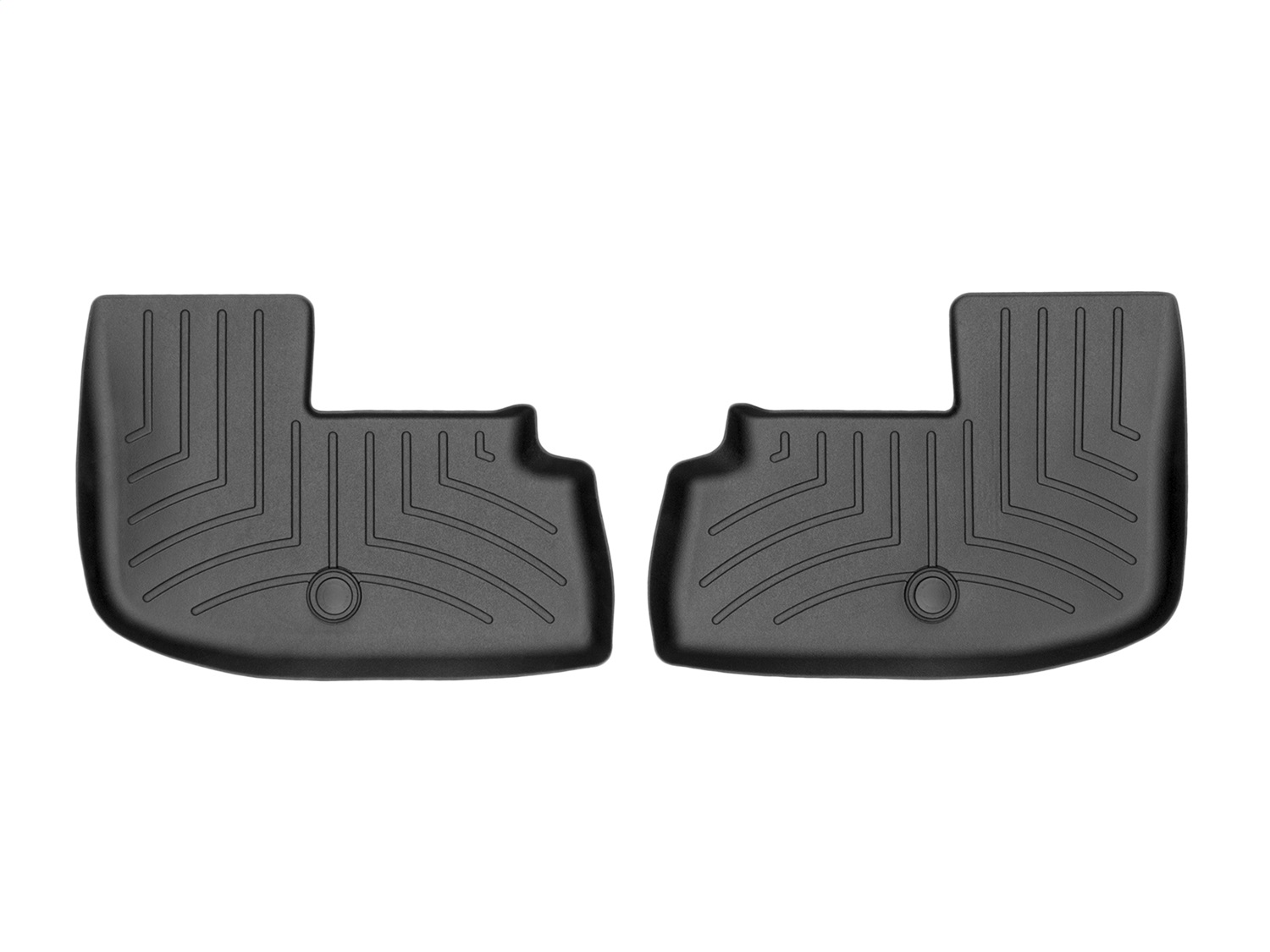 WeatherTech FloorLinerTM DigitalFit; Black; Rear 442524 thumbnail 0