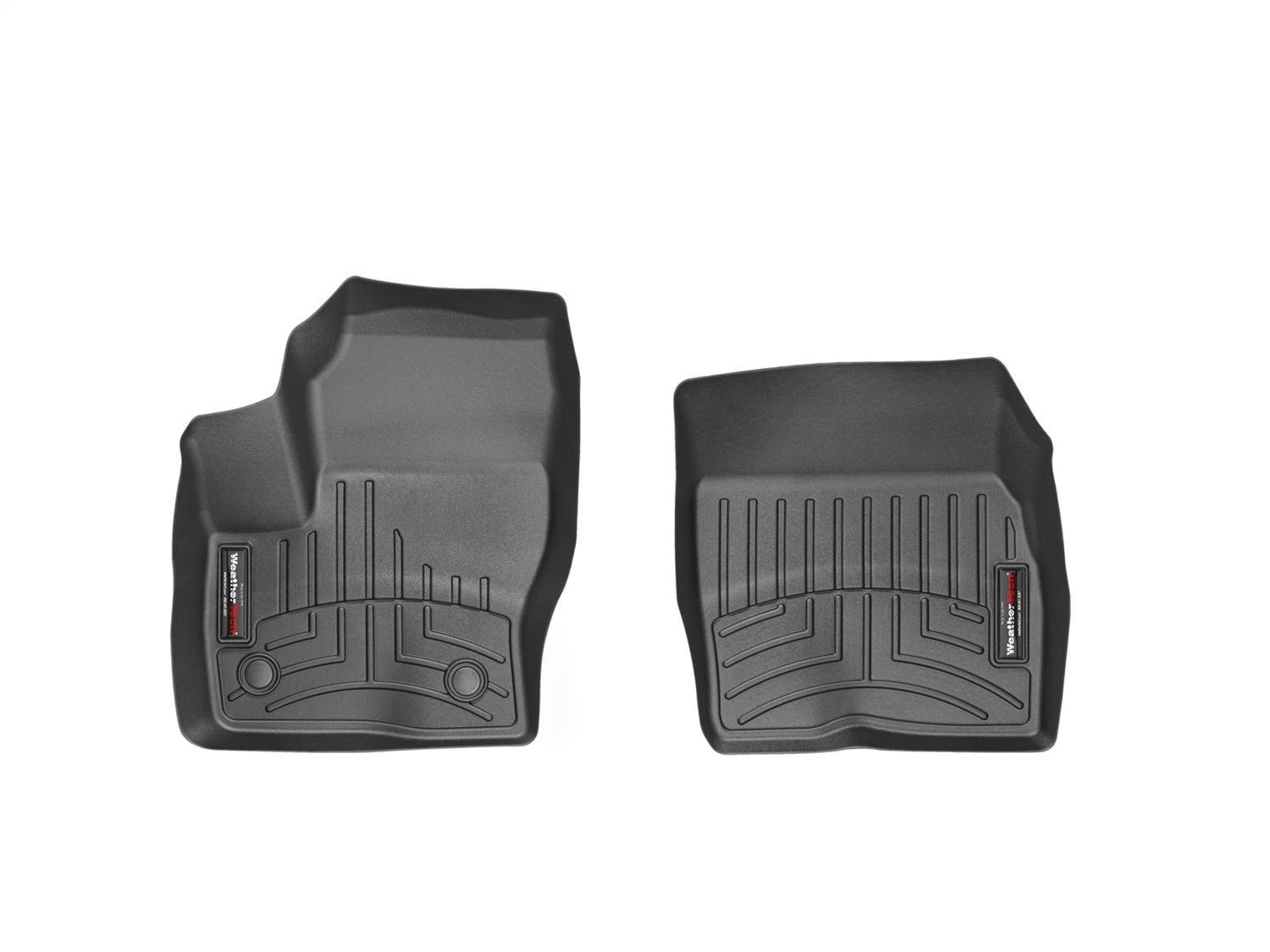 WeatherTech FloorLinerTM DigitalFit; Black; Front 444591 thumbnail 0