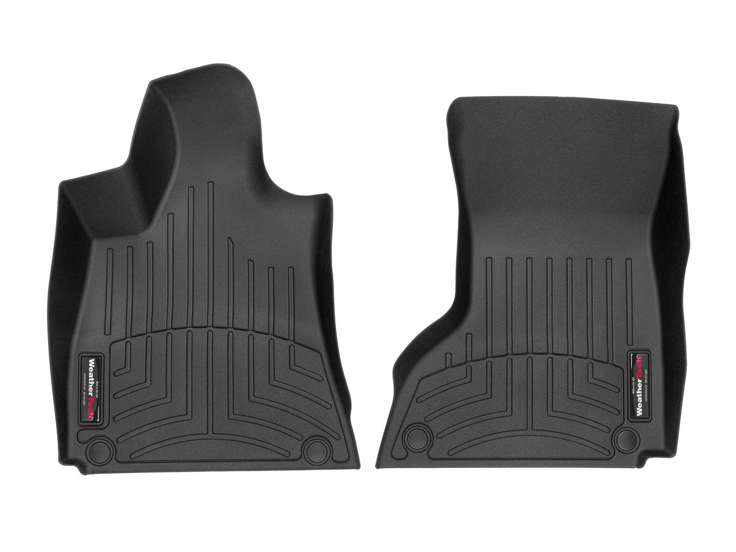 WeatherTech FloorLinerTM DigitalFit; Black; Front 448821 thumbnail 1