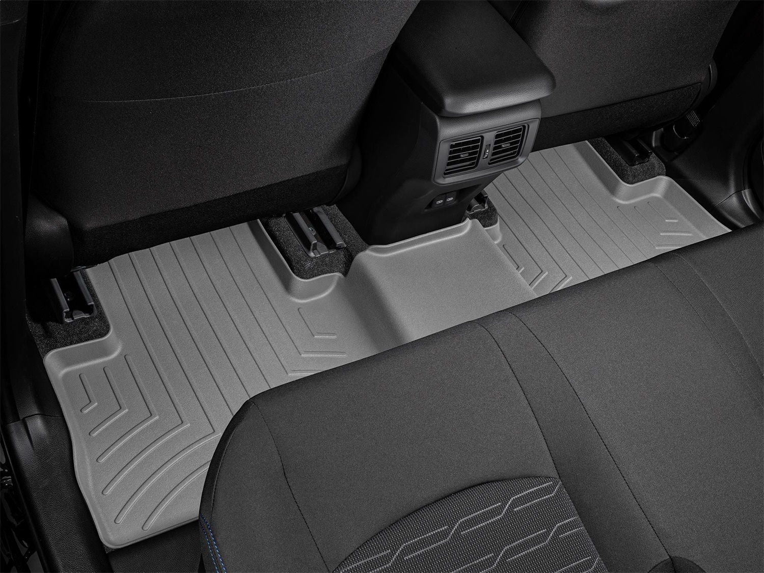 WeatherTech FloorLinerTM HP; Gray; Rear 4615163IM thumbnail 0