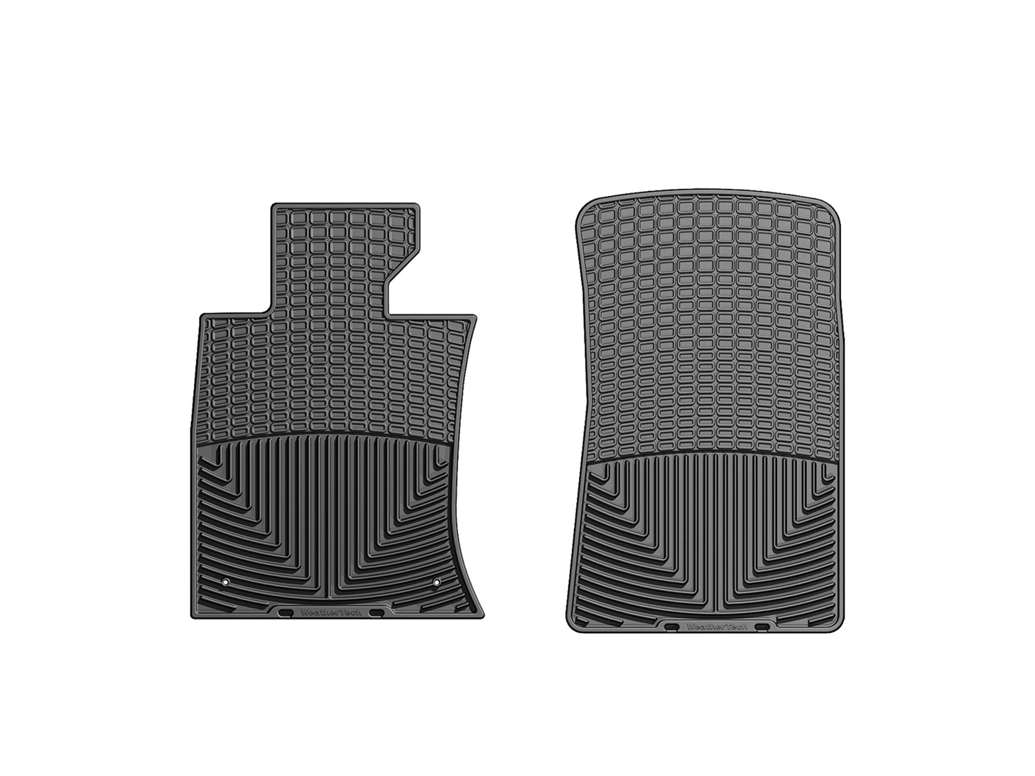 WeatherTech All Weather Floor Mats; Black; Front W183 thumbnail 0