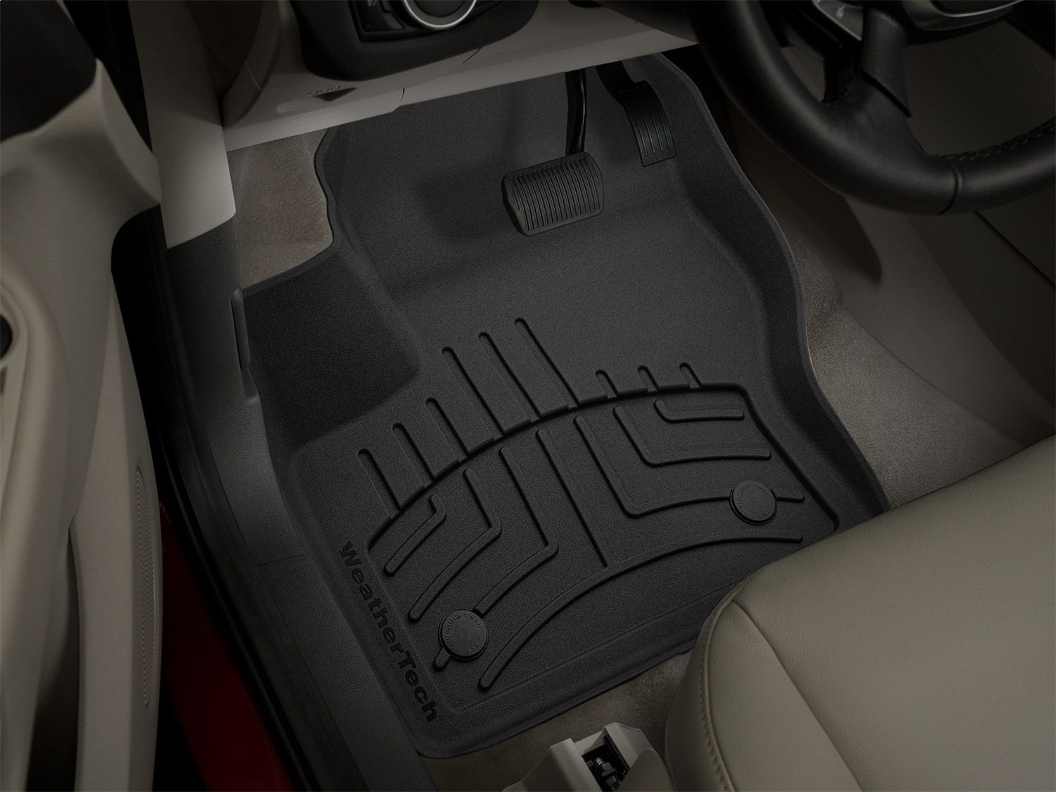 WeatherTech FloorLinerTM HP; Black; Front 444591IM thumbnail 1