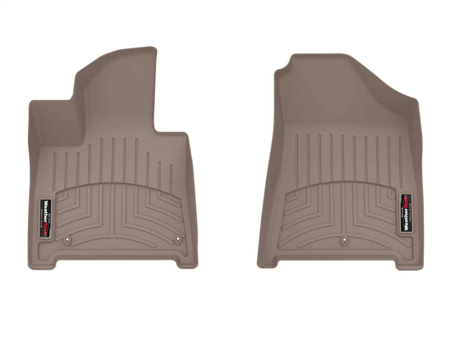 WeatherTech FloorLinerTM DigitalFit; Tan; Front 4518651 thumbnail 0