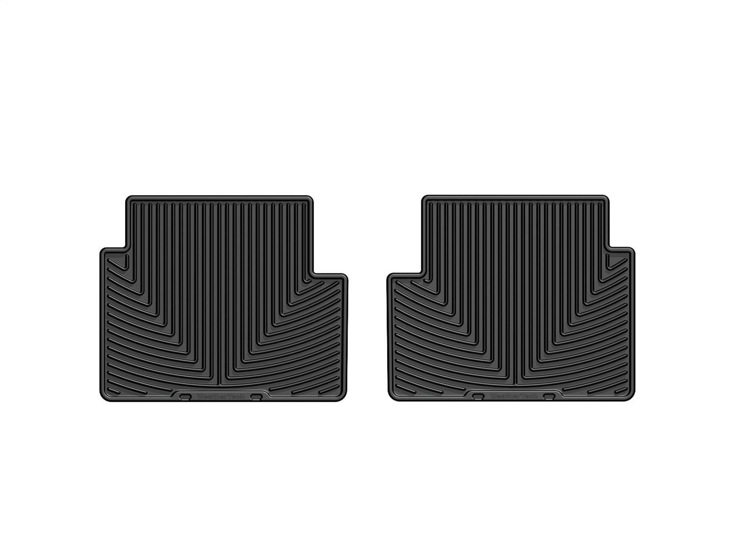 WeatherTech All Weather Floor Mats; Black; Rear W284 thumbnail 1
