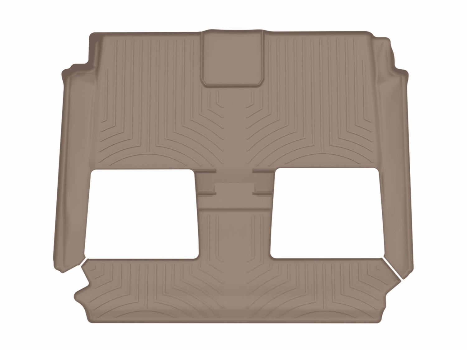 WeatherTech FloorLinerTM DigitalFit; Tan; Rear And Third Row 451414 thumbnail 0