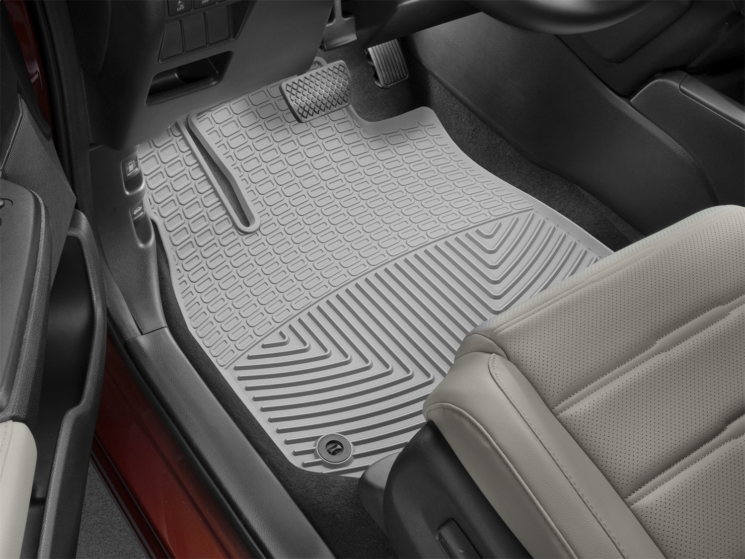 WeatherTech All Weather Floor Mats; Gray; Front W419GR thumbnail 0
