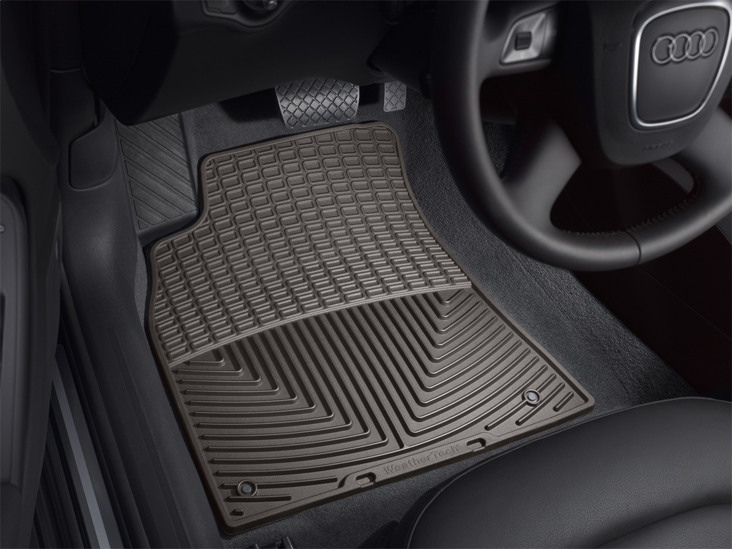 WeatherTech All Weather Floor Mats; Cocoa; Front W111CO thumbnail 1