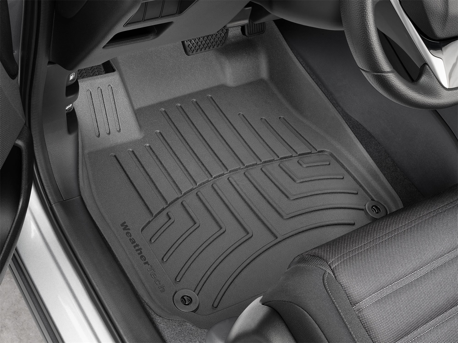 WeatherTech FloorLinerTM HP; Black; Front 4411101IM thumbnail 0