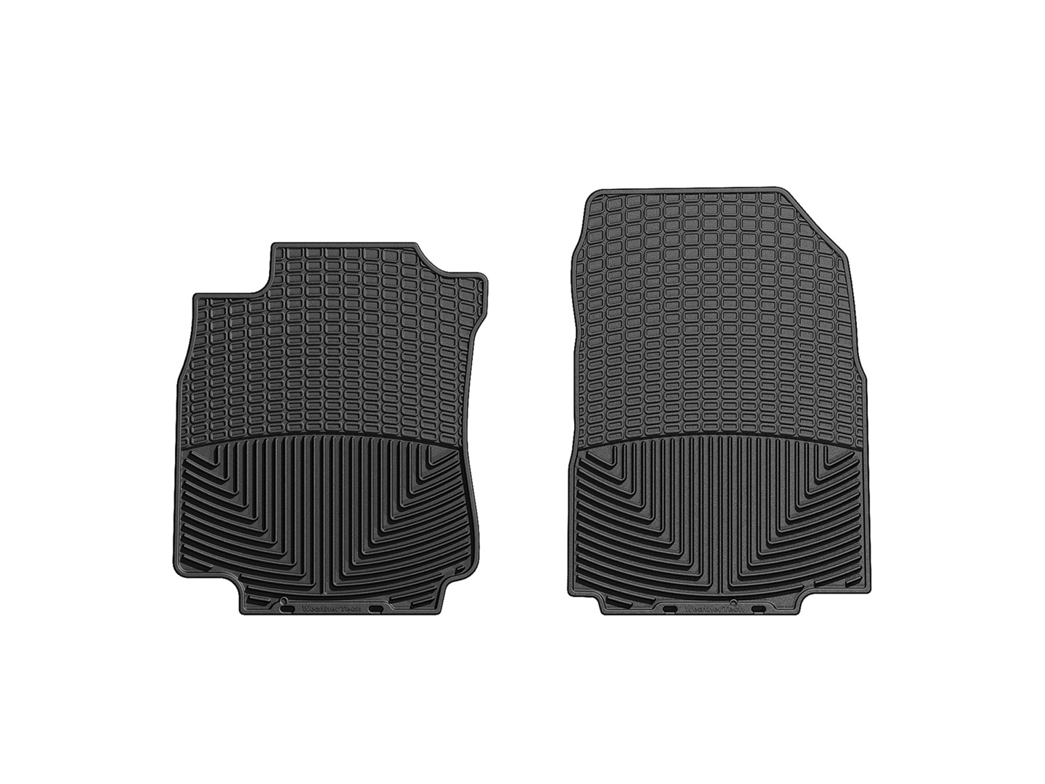 WeatherTech All Weather Floor Mats; Black; Front W214 thumbnail 1