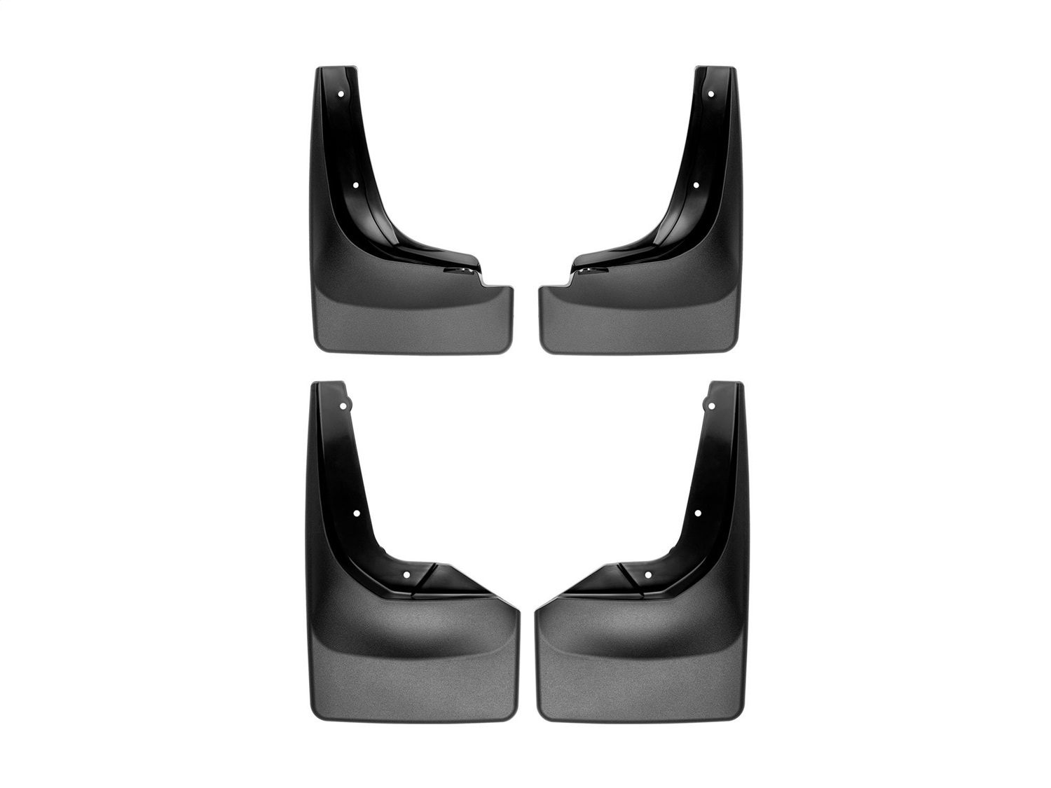 WeatherTech MudFlap No-Drill DigitalFit MudFlap Kit; Black 110114-120114 thumbnail 0