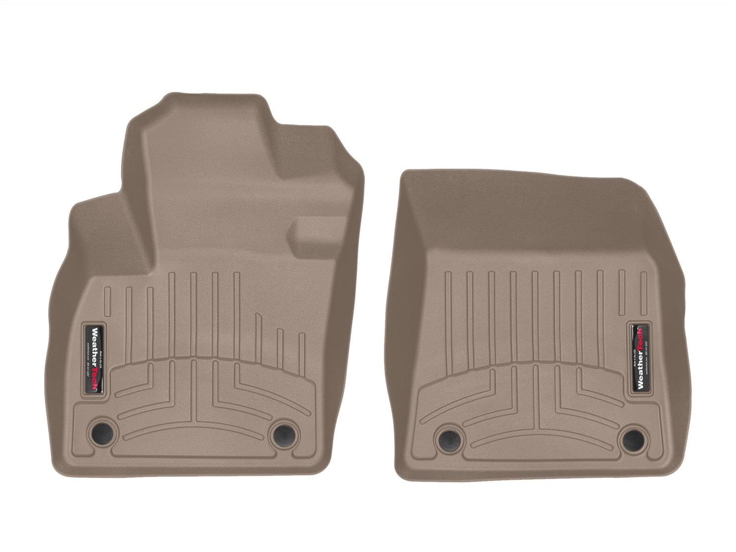 WeatherTech FloorLinerTM DigitalFit; Tan; Front 4514191 thumbnail 0