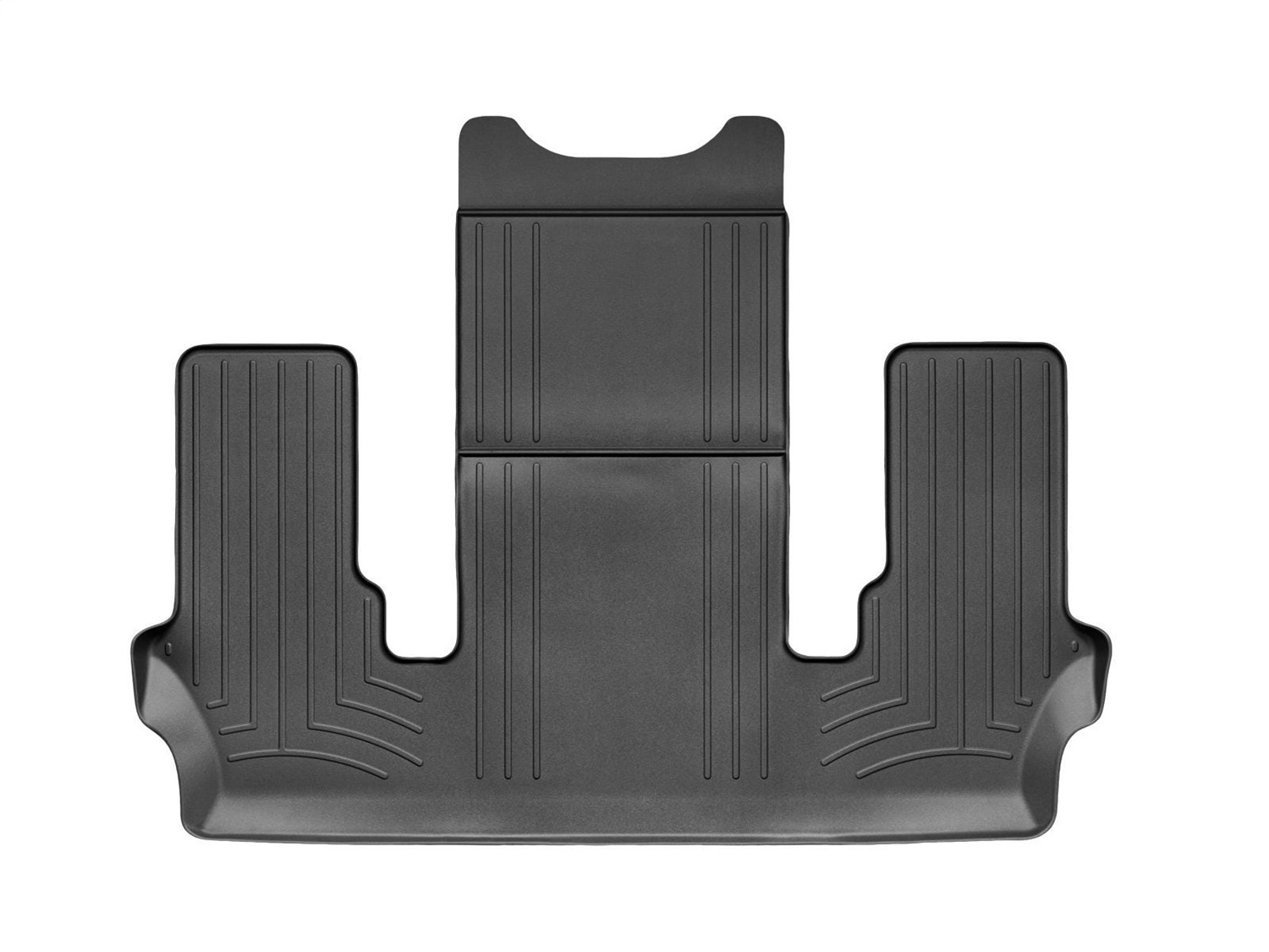 WeatherTech FloorLinerTM DigitalFit; Black; Third Row 440935 thumbnail 0