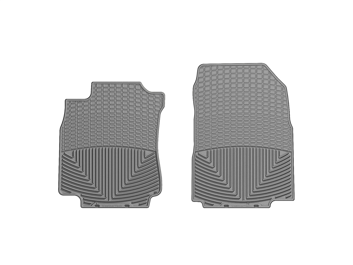WeatherTech All Weather Floor Mats; Gray; Front W214GR thumbnail 0