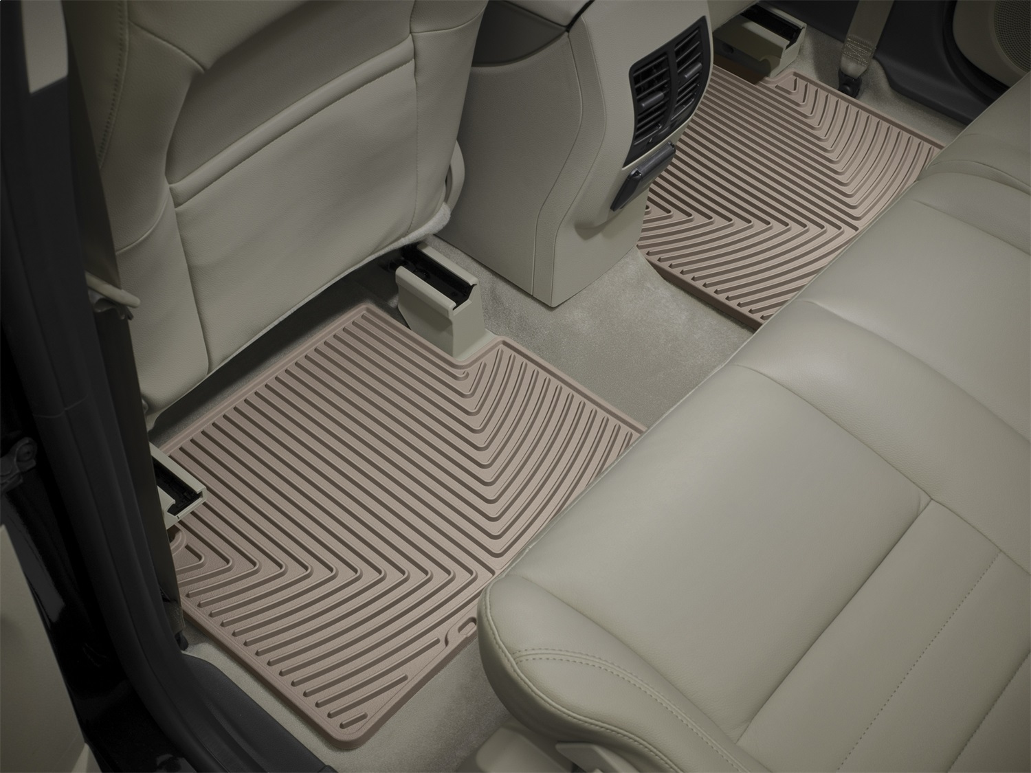 WeatherTech All Weather Floor Mats; Tan; Rear W284TN thumbnail 1