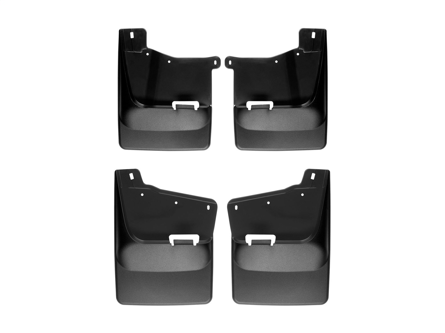 WeatherTech MudFlap No-Drill DigitalFit MudFlap Kit; Black 110118-120118 thumbnail 0
